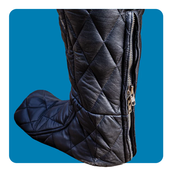 Quilted Bondage Suit All Black