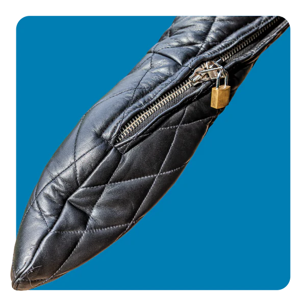 Quilted Bondage Suit All Black