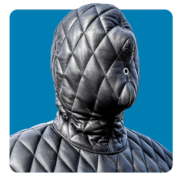 Quilted Bondage Suit All Black